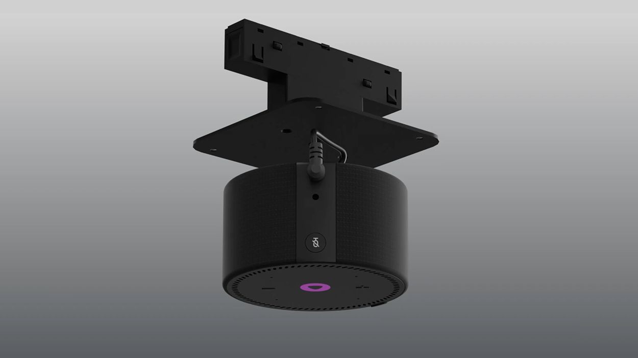 Подвесной модуль на треке с круглым корпусом